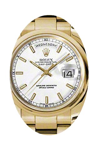Rolex Day-Date 36 118208-WHTSDO White In...