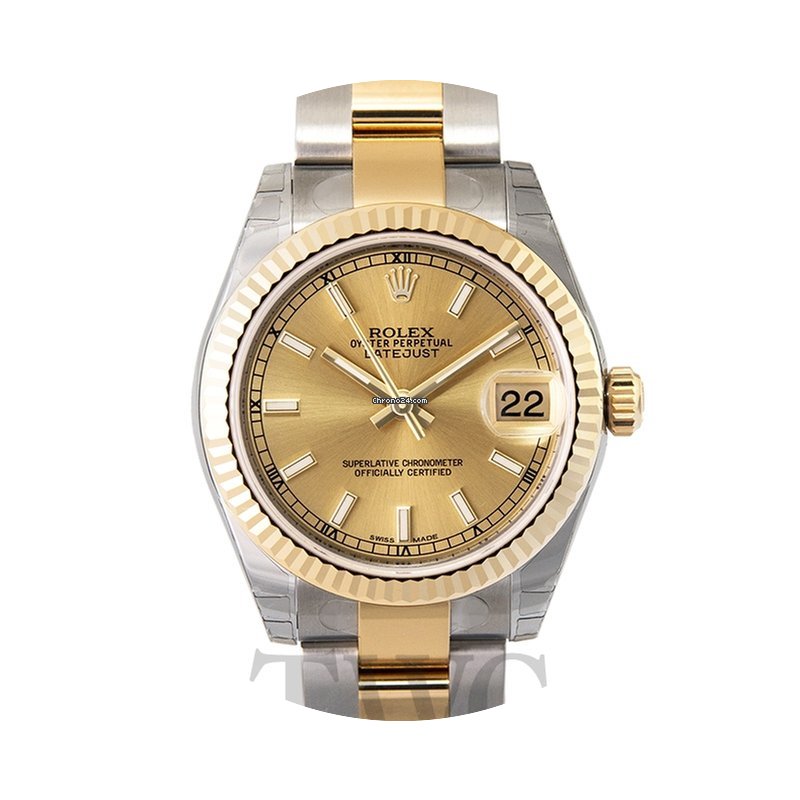 Rolex Datejust Lady 31 Champagne/18k gol...