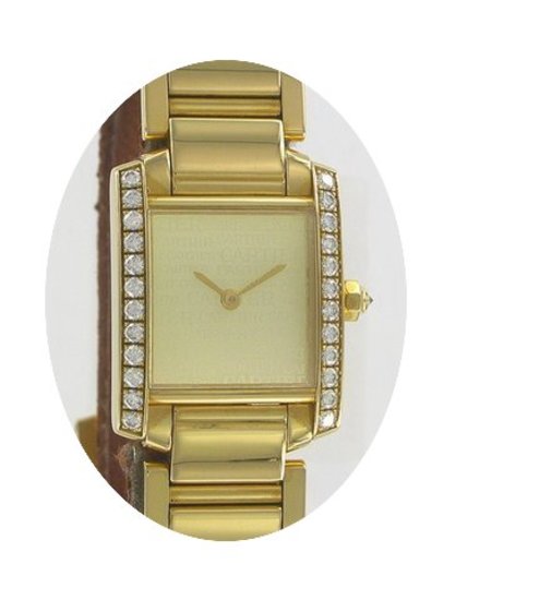 Cartier Tank Francaise Lady Diamond Yell...