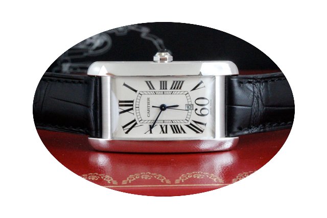 Cartier Tank American White Gold...