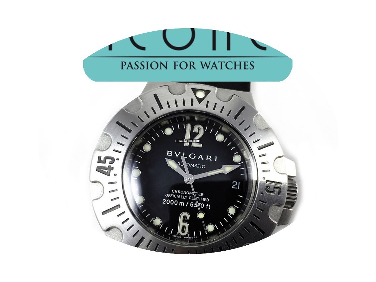 Bulgari Diagono Professional Scuba 2000M...