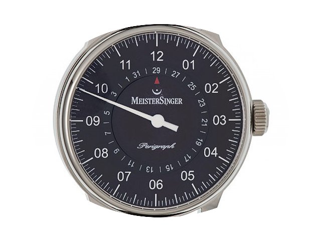 Meistersinger Perigraph Einzeigeruhr Sta...