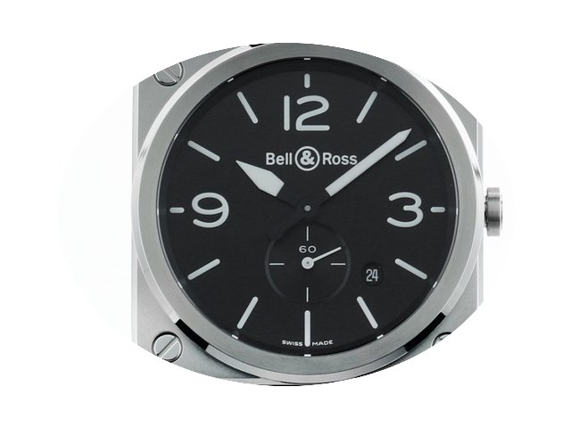 Bell & Ross BR S Steel Stahl Quarz A...