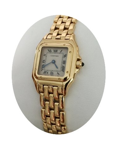 Cartier Panthere Yellow Gold Lady Watch ...
