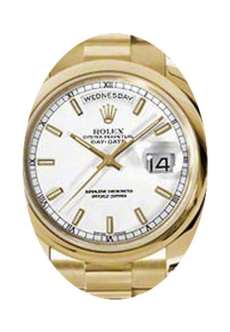 Rolex Day-Date 36 118208-WHTSDP White In...