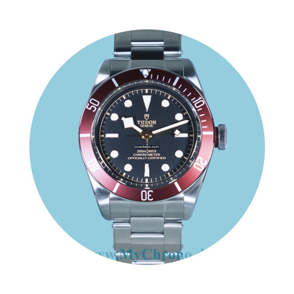 Tudor Heritage Black Bay rot Stahlband &...