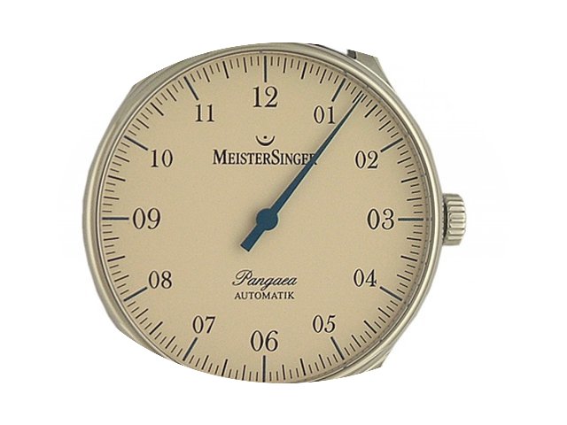 Meistersinger Pangaea Einzeigeruhr Stahl...