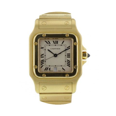 Cartier Santos Galbée Moyen Modèle...