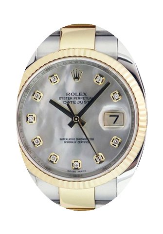 Rolex Datejust 36 116233-MOPDFO White Mo...