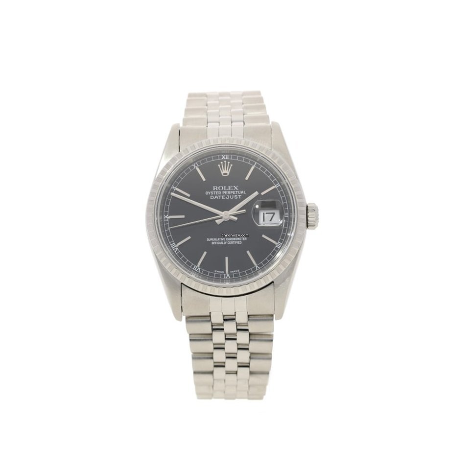 Rolex Datejust 16220 - Black Dial - 2004...