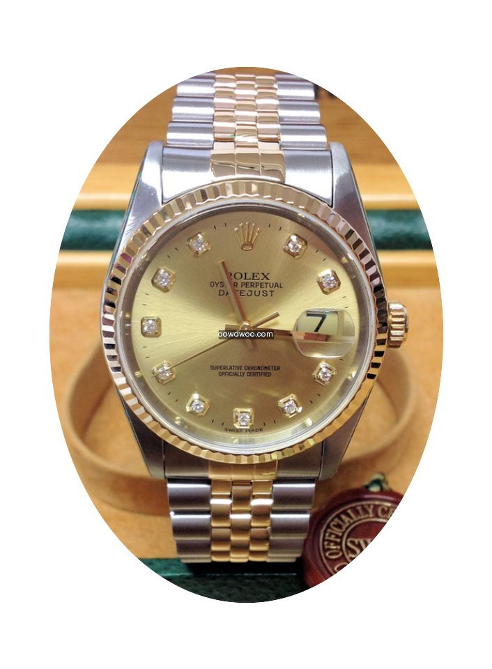 Rolex Datejust 16233 - 36mm Serviced By ...