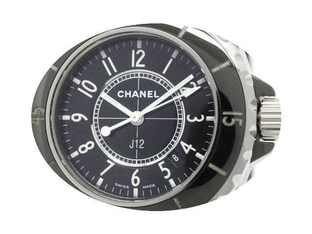 Chanel J12 Ceramic Leather Quartz Ladies...