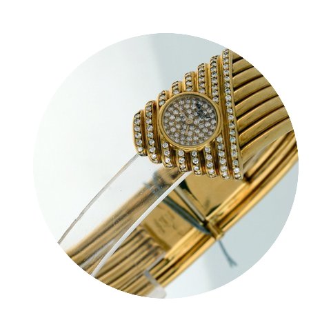 Chopard Ladies Diamond Bangle Watch Pre-...