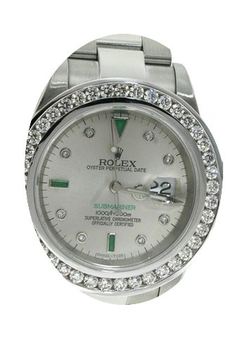 Rolex Submariner Steel watch With Silver...