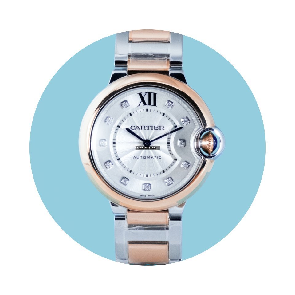 Cartier Ballon Bleu de Cartier 36 mm Rot...
