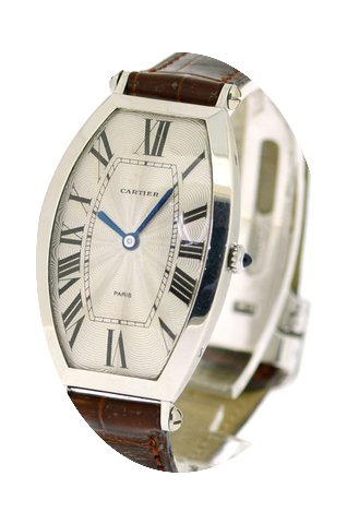 Cartier Platinum Tonneau Cintrée...