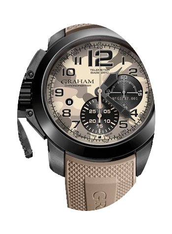Graham Chronofighter Oversize Black Arro...