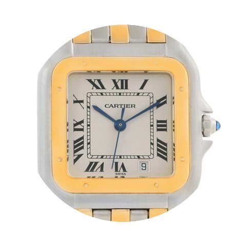 Cartier Panthere Large Steel 18k Yellow ...