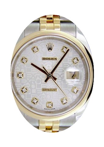 Rolex Datejust 36 116203-SVJDDJ Silver J...