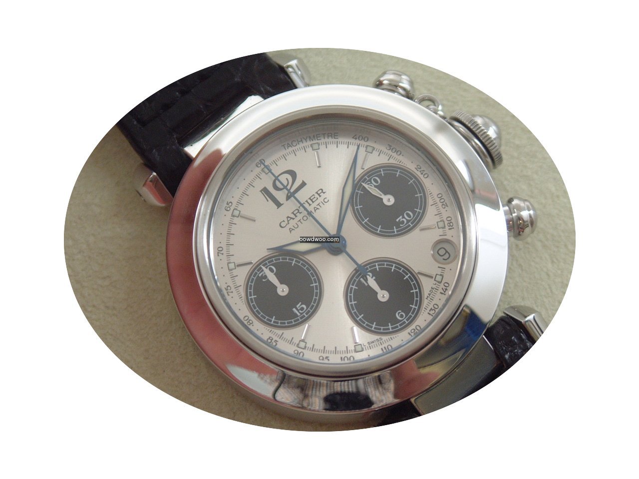Cartier Pasha C Automatik Stahl Herrengr...