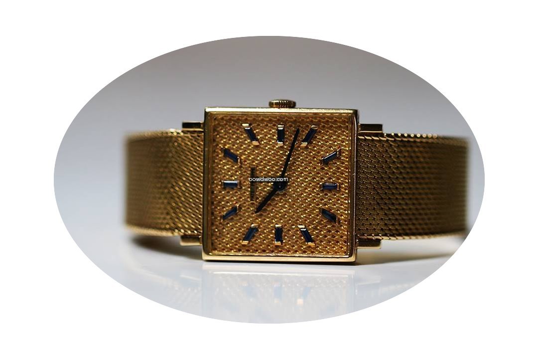 Patek Philippe Vintage square full gold ...