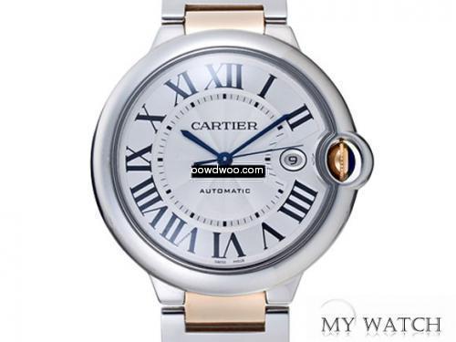 Cartier - バロン ブルー LM 自動...