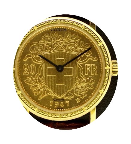 Corum Coin 20 swiss Francs, 1947, 18 kt ...
