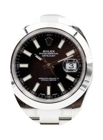 Rolex Datejust II 116300 Index Black 41m...