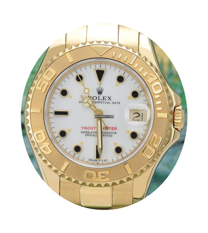 Rolex Yachtmaster Medium 18k Gold 68628...