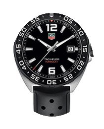 TAG Heuer FORMULA 1 Black Dial,Black Lea...