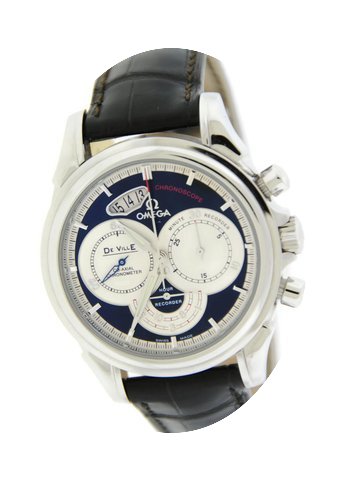 Omega DeVille Chronoscope Co-Axial Stain...