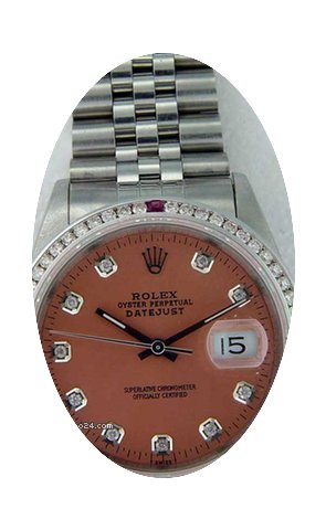 Rolex Mens Datejust Stainless Steel 1601...