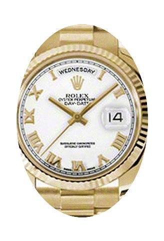 Rolex Day-Date 36 118238-WHTRFP White Ro...