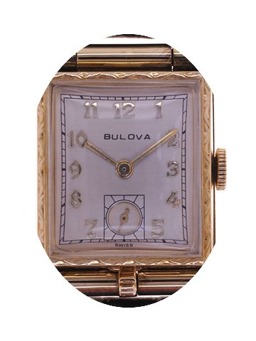 Bulova Mans Wristwatch Picture Watch als...