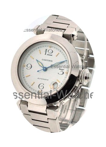 Cartier Pasha C with White Arabic Dial...