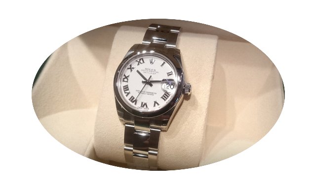 Rolex 178240 White Roman Dial Lady Oyste...