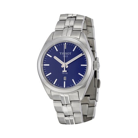 Tissot PR100 Blue Dial Stainless Steel L...