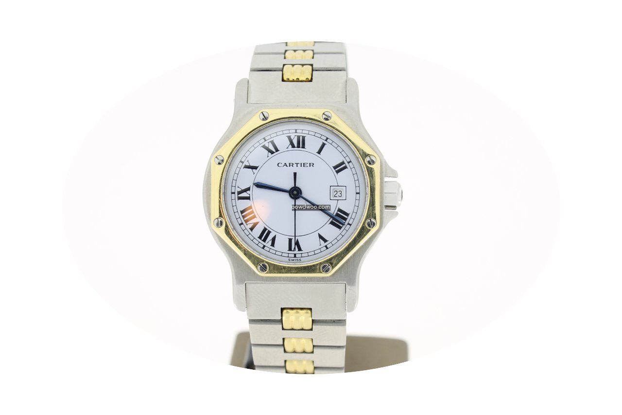 Cartier Octagon Medoum. Steel/Gold (BOX)...