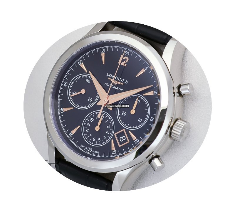 Longines Heritage Chronograph 41mm Neu Z...