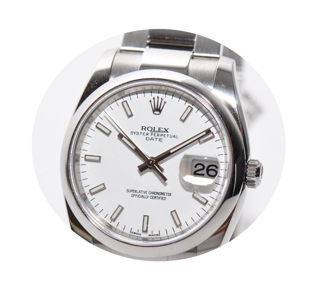 Rolex Date Stahl Ref.115200 Papiere Box ...