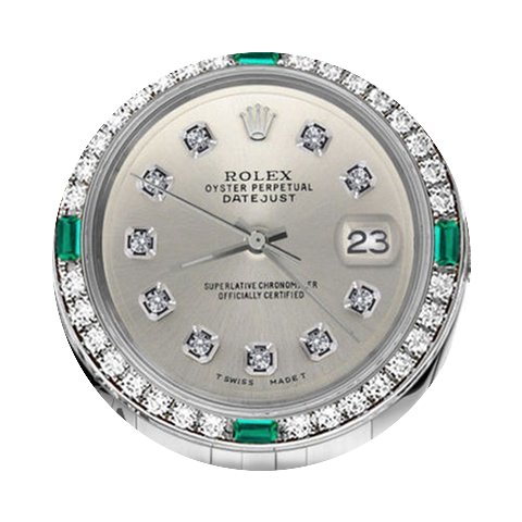 Rolex 36mm Datejust Stainless Silver Ste...