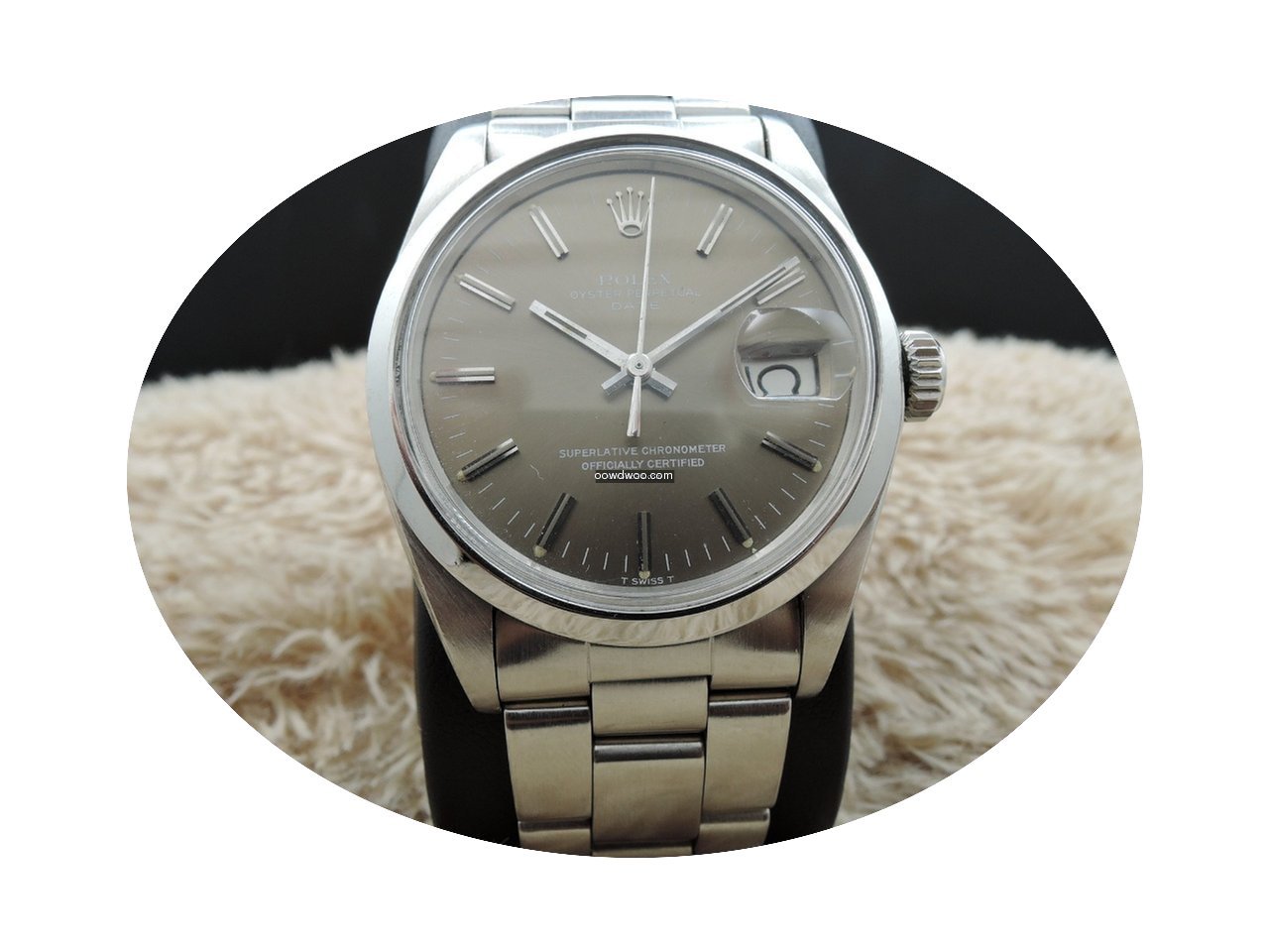 Rolex OYSTER DATE 1500 Original Brown Di...