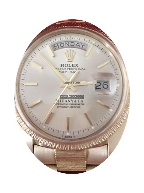 Rolex Day Date Tiffany & Co 18K NOW SUPE...