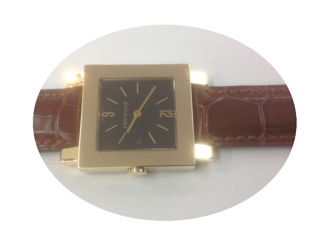 Bulgari Quadrato yellow gold Ref.SQ 27 G...