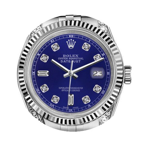 Rolex Men's Rolex 36mm Datejust Blue Col...