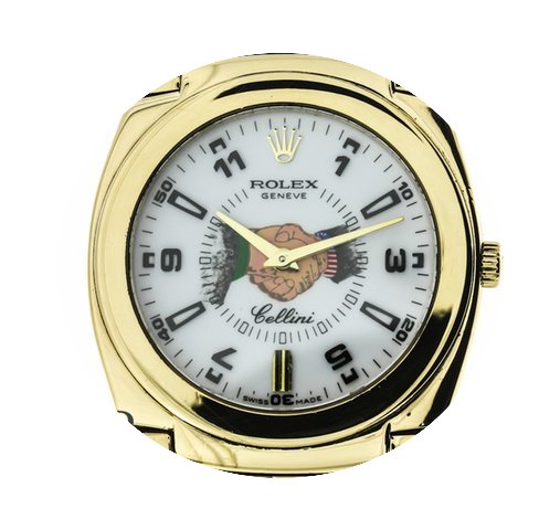 Rolex Cellini 36mm Shaking Hands Libya /...