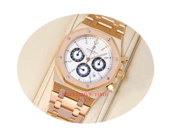 Audemars Piguet Rose Gold Royal Oak Chro...
