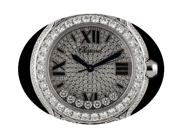 Chopard 18k W/G Fully Loaded Montre Happ...