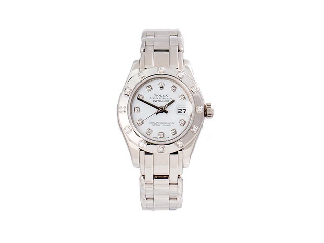 Rolex Pearl Master Diamond Set 18ct Whit...