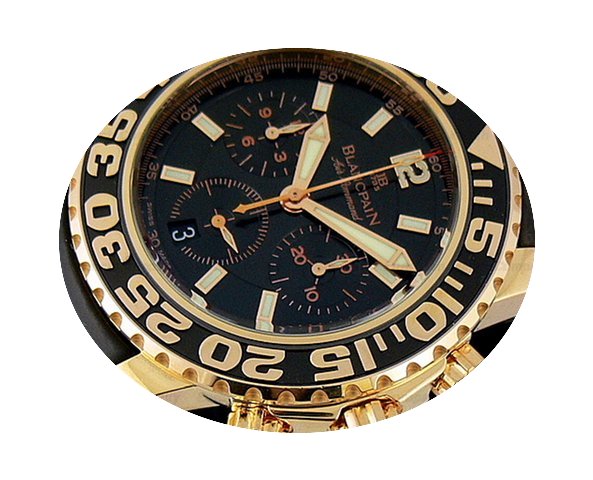 Blancpain Air Command 18K Rose Rubber St...